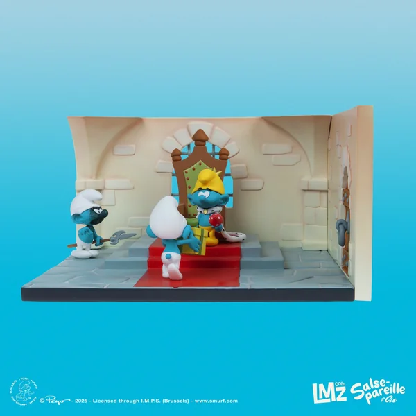 Statuette de collection Les Schtroumpfs, Le Schtroumpfissime collection Salsepareille & Cie 02 LMZ Collectibles 2025
