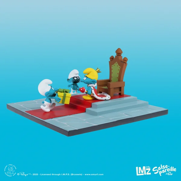 Statuette de collection Les Schtroumpfs, Le Schtroumpfissime collection Salsepareille & Cie 02 LMZ Collectibles 2025