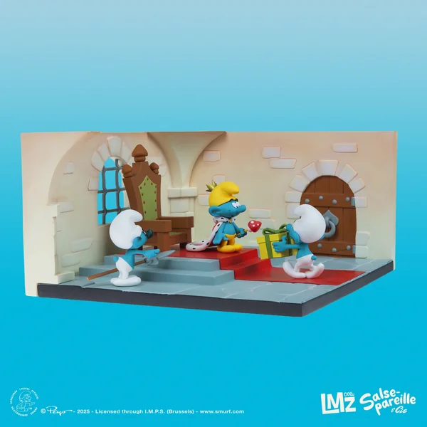 Statuette de collection Les Schtroumpfs, Le Schtroumpfissime (version Deluxe) collection Salsepareille & Cie 02 LMZ Collectibles 2025