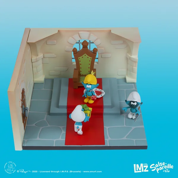 Statuette de collection Les Schtroumpfs, Le Schtroumpfissime (version Deluxe) collection Salsepareille & Cie 02 LMZ Collectibles 2025