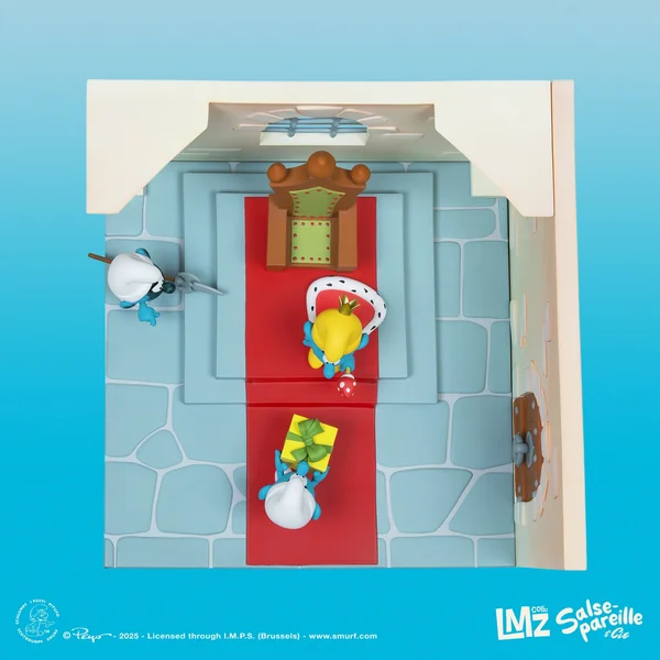 Statuette de collection Les Schtroumpfs, Le Schtroumpfissime (version Deluxe) collection Salsepareille & Cie 02 LMZ Collectibles 2025