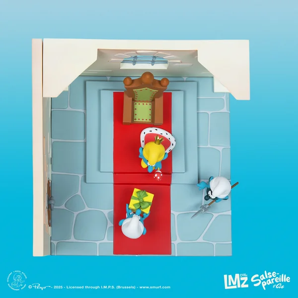 Statuette de collection Les Schtroumpfs, Le Schtroumpfissime (version Deluxe) collection Salsepareille & Cie 02 LMZ Collectibles 2025