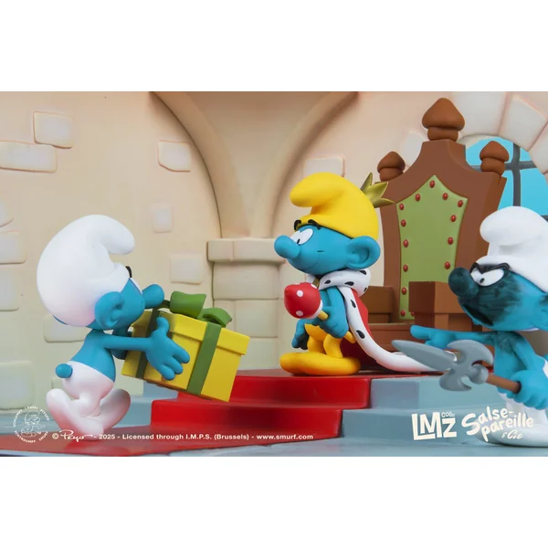 Statuette de collection Les Schtroumpfs, Le Schtroumpfissime (version Deluxe) collection Salsepareille & Cie 02 LMZ Collectibles 2025