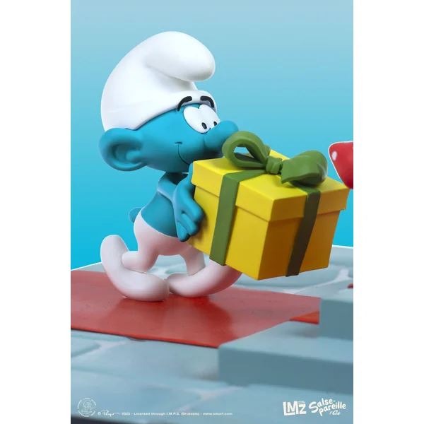 Statuette de collection Les Schtroumpfs, Le Schtroumpfissime (version Deluxe) collection Salsepareille & Cie 02 LMZ Collectibles 2025