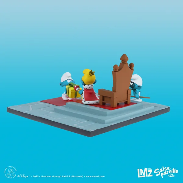 Statuette de collection Les Schtroumpfs, Le Schtroumpfissime (version Deluxe) collection Salsepareille & Cie 02 LMZ Collectibles 2025