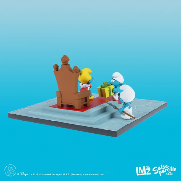 Statuette de collection Les Schtroumpfs, Le Schtroumpfissime (version Deluxe) collection Salsepareille & Cie 02 LMZ Collectibles 2025