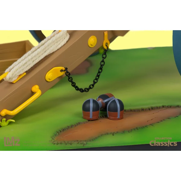 Statuette de collection Les Tuniques Bleues, Chesterfield, Blutch et le canon LMZ Collectibles 2024