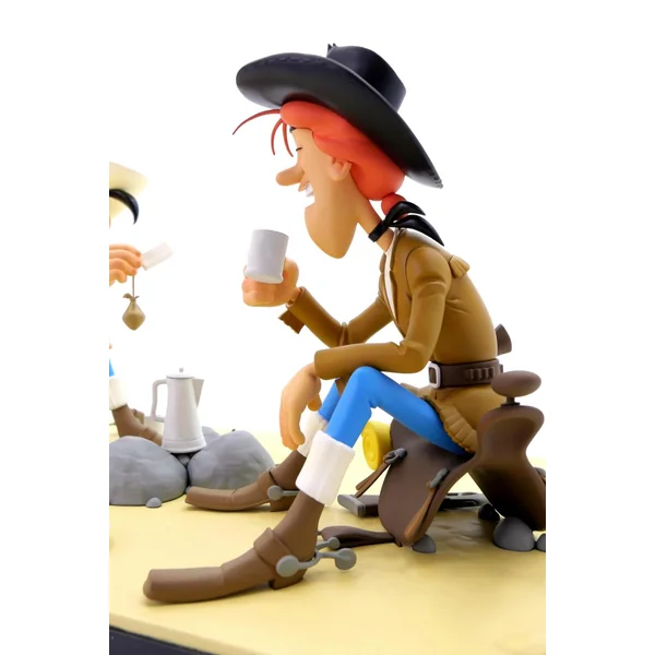 Statuette de collection Lucky Luke & Calamity Jane, collection Bang Bang! 04 LMZ Collectibles