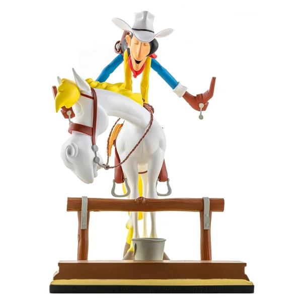 Statuette de collection Lucky Luke & Jolly Jumper "En avant, Old Boy !", collection Bang Bang! 01 LMZ Collectibles