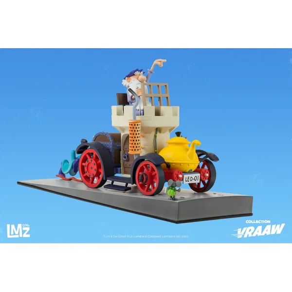 Statuette de collection Léonard - La Léomobile "Attention, génie en mouvement" Turk & de Groot LMZ Collectibles