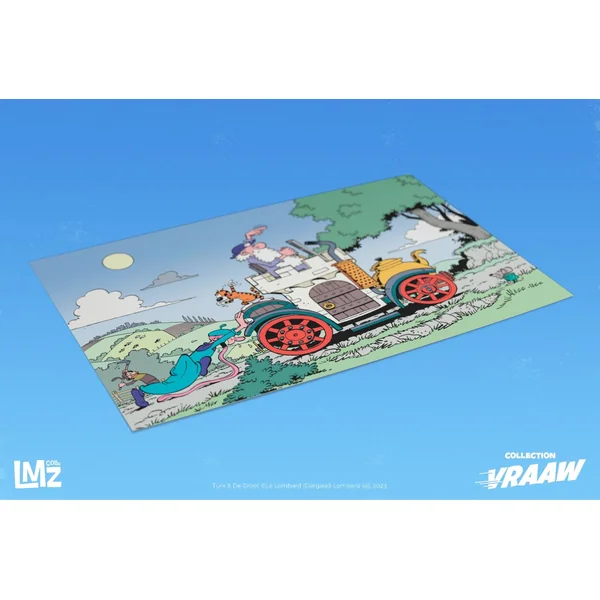 Statuette de collection Léonard - La Léomobile "Attention, génie en mouvement" Turk & de Groot LMZ Collectibles