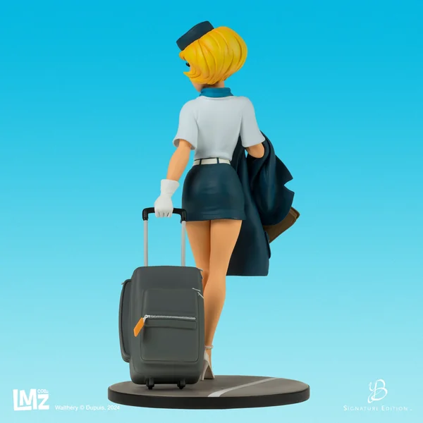 Statuette de collection Natacha avec sa valise, Signature Edition . Yann Berthonneau LMZ Collectibles 2024