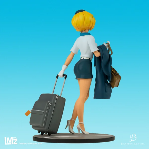 Statuette de collection Natacha avec sa valise, Signature Edition . Yann Berthonneau LMZ Collectibles 2024