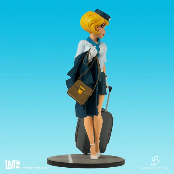 Statuette de collection Natacha avec sa valise, Signature Edition . Yann Berthonneau LMZ Collectibles 2024