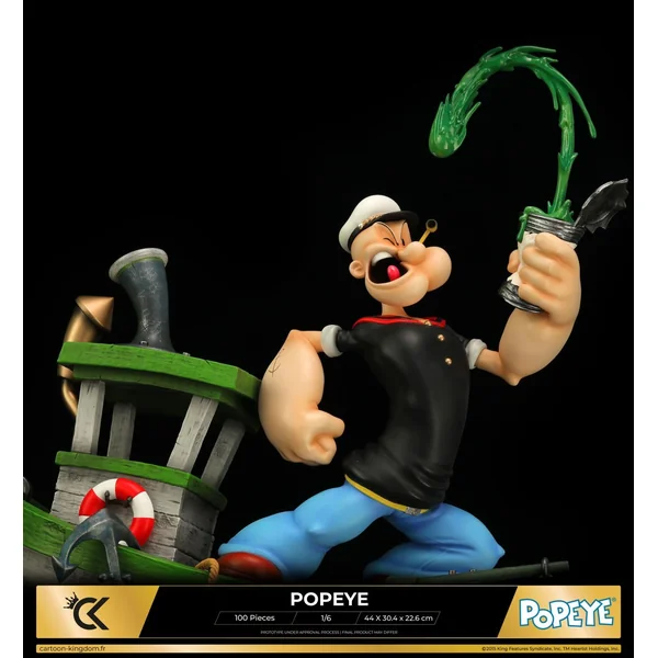Statuette de collection Popeye, S.S. Spinach Boat Version 1/6 Cartoon Kingdom