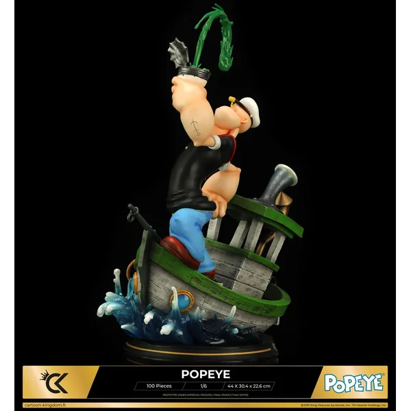 Statuette de collection Popeye, S.S. Spinach Boat Version 1/6 Cartoon Kingdom