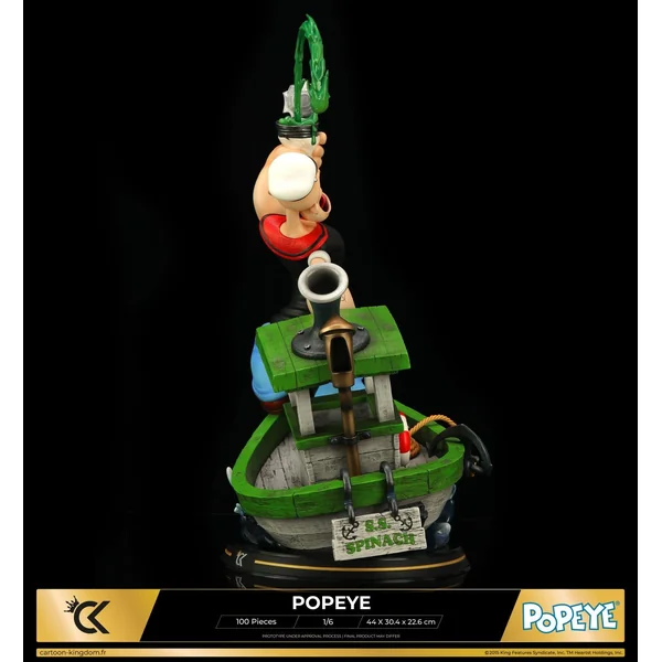 Statuette de collection Popeye, S.S. Spinach Boat Version 1/6 Cartoon Kingdom