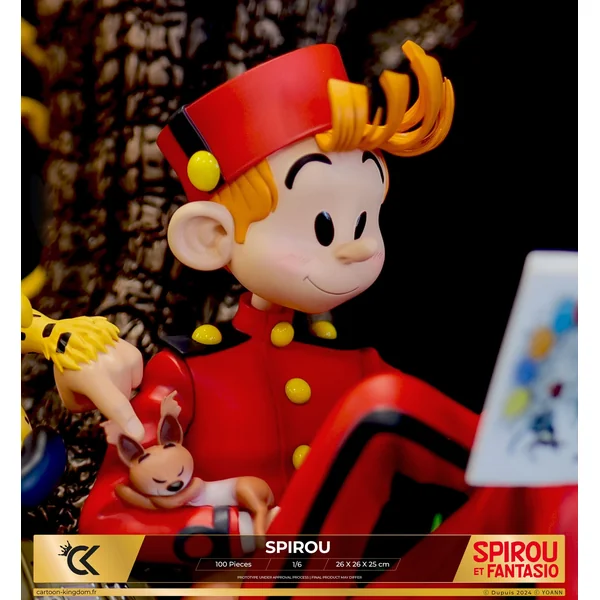 Statuette de collection Spirou, Spip et le Marsupilami 1:6, Yoann, Cartoon Kingdom 2024