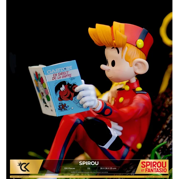 Statuette de collection Spirou, Spip et le Marsupilami 1:6, Yoann, Cartoon Kingdom 2024