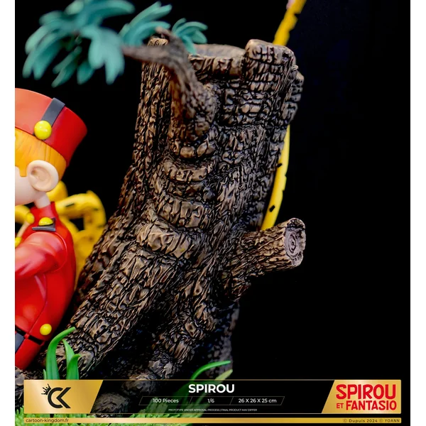 Statuette de collection Spirou, Spip et le Marsupilami 1:6, Yoann, Cartoon Kingdom 2024