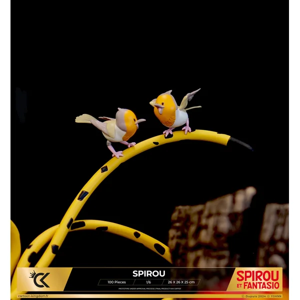 Statuette de collection Spirou, Spip et le Marsupilami 1:6, Yoann, Cartoon Kingdom 2024