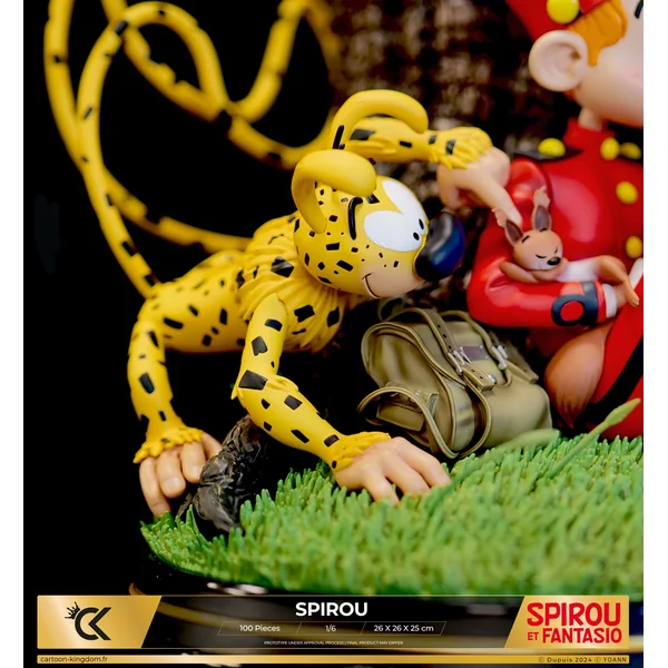 Statuette de collection Spirou, Spip et le Marsupilami 1:6, Yoann, Cartoon Kingdom 2024