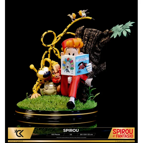 Statuette de collection Spirou, Spip et le Marsupilami 1:6, Yoann, Cartoon Kingdom 2024