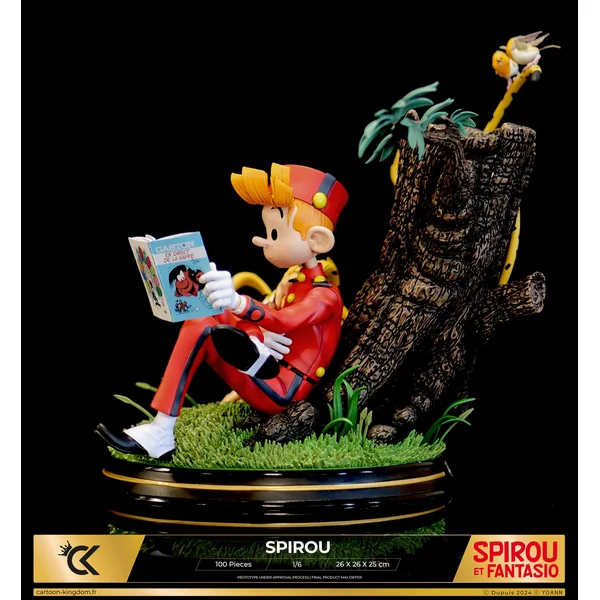 Statuette de collection Spirou, Spip et le Marsupilami 1:6, Yoann, Cartoon Kingdom 2024