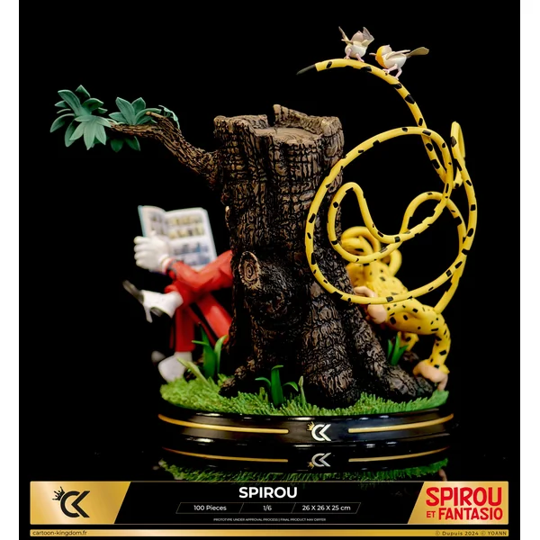 Statuette de collection Spirou, Spip et le Marsupilami 1:6, Yoann, Cartoon Kingdom 2024