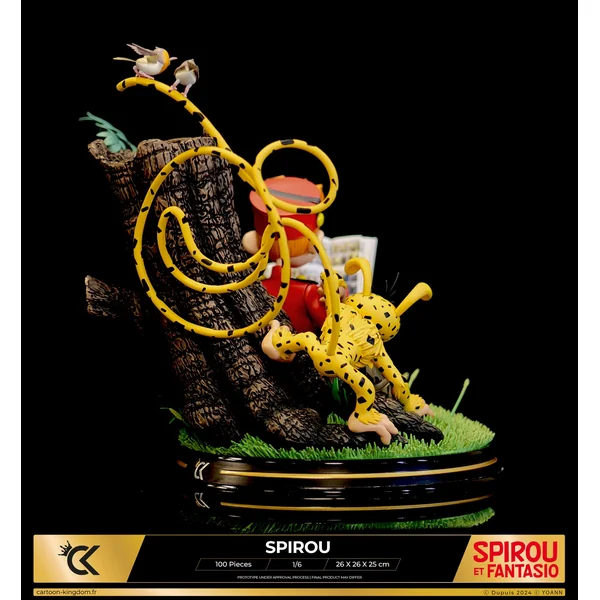 Statuette de collection Spirou, Spip et le Marsupilami 1:6, Yoann, Cartoon Kingdom 2024