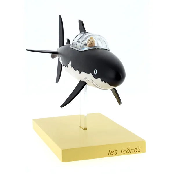 Statuette de collection Tintin le sous-marin requin, Collection "LES ICONES" Tintinimaginatio (46402)