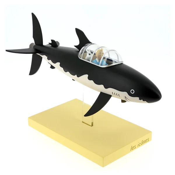 Statuette de collection Tintin le sous-marin requin, Collection "LES ICONES" Tintinimaginatio (46402)