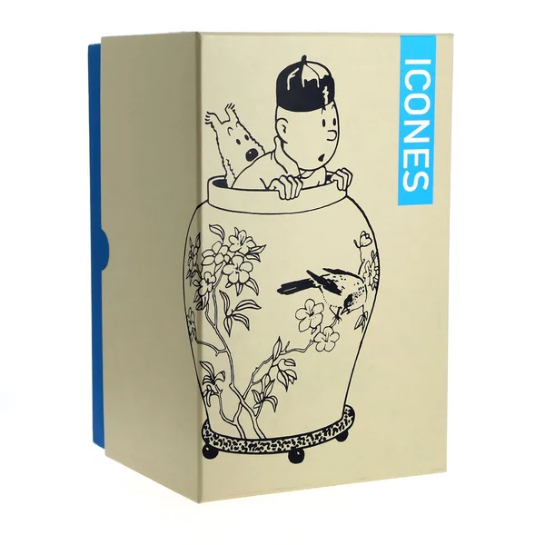 Statuette de collection Tintin & Milou dans la potiche, Collection "LES ICONES" Tintinimaginatio (46401)