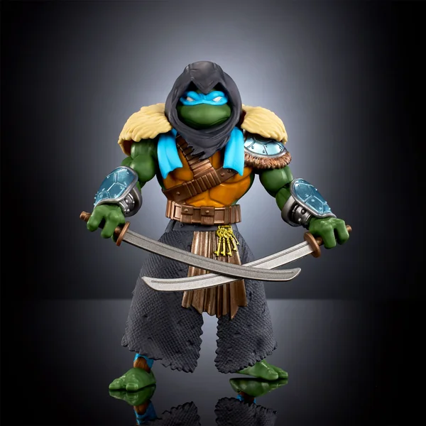 Stealth Armor Leonardo figurine MOTU x TMNT Turtles of Grayskull Mattel 14 cm