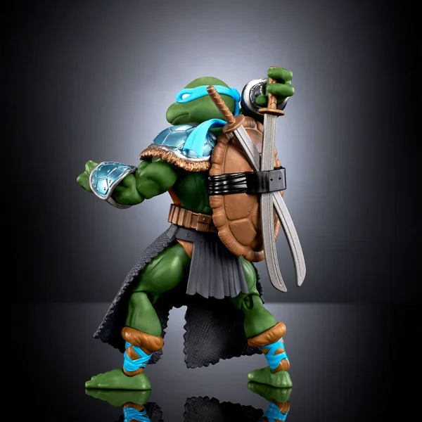 Stealth Armor Leonardo figurine MOTU x TMNT Turtles of Grayskull Mattel 14 cm