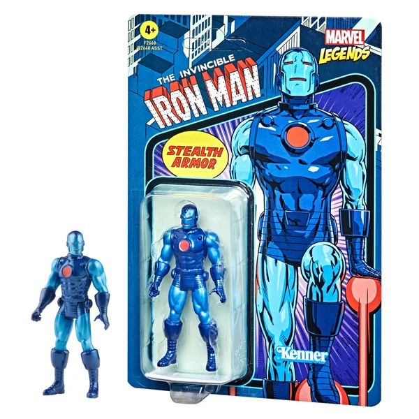 Stealth Iron Man figurine Marvel Legends Retro Collection Series Hasbro 10 cm