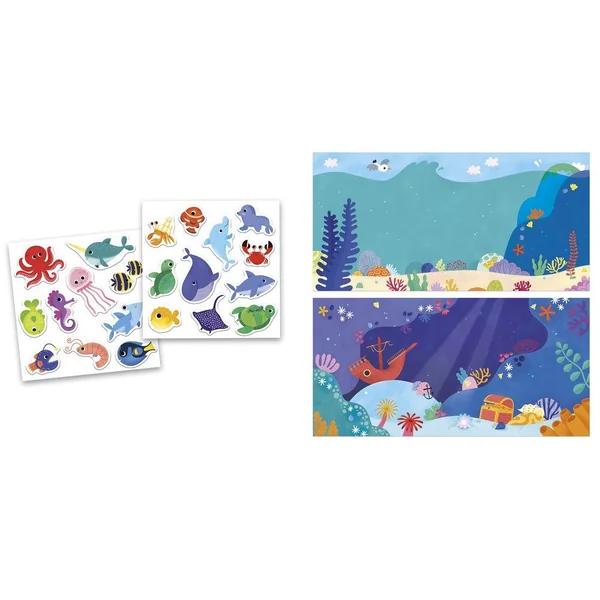 STICKERS EPAIS REPOSITIONNABLES LA MER