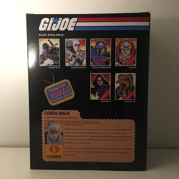 STORM SHADOW STATUETTE 1/8 GI JOE POP CULTURE SHOCK