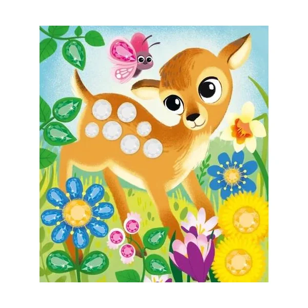 STRASS DIAMANTS PETIT LAPIN - MINI BOITE AVEC ACCESSOIRES