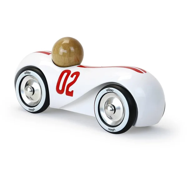 STREAMLINE VINTAGE EN BOIS - BLANC