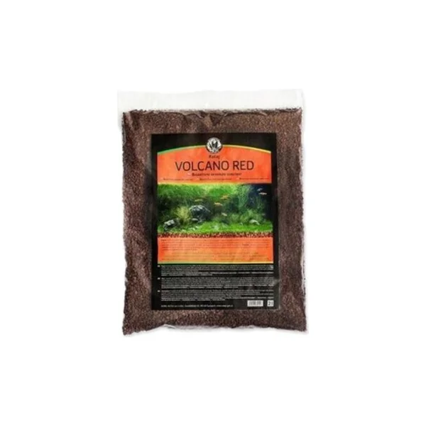 Substrat Rataj Volcano Red rouge aquarium 2l