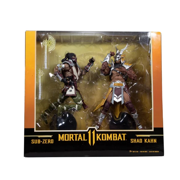 Sub-Zero & Shao Khan pack 2 figurines Mortal Kombat McFarlane Toys 18 cm