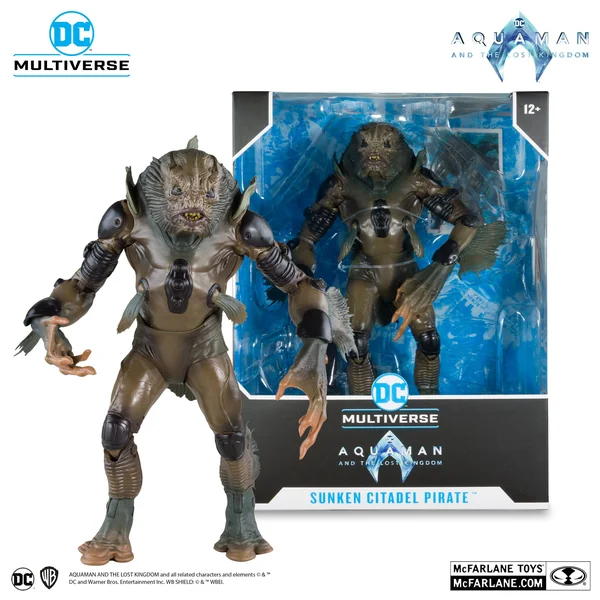 Sunken Citadel Pirate figurine Megafig DC Aquaman et le Royaume perdu McFarlane Toys 30 cm