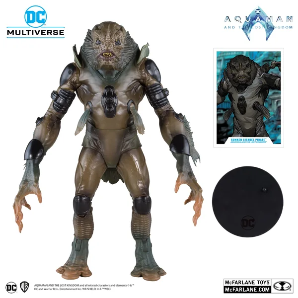 Sunken Citadel Pirate figurine Megafig DC Aquaman et le Royaume perdu McFarlane Toys 30 cm