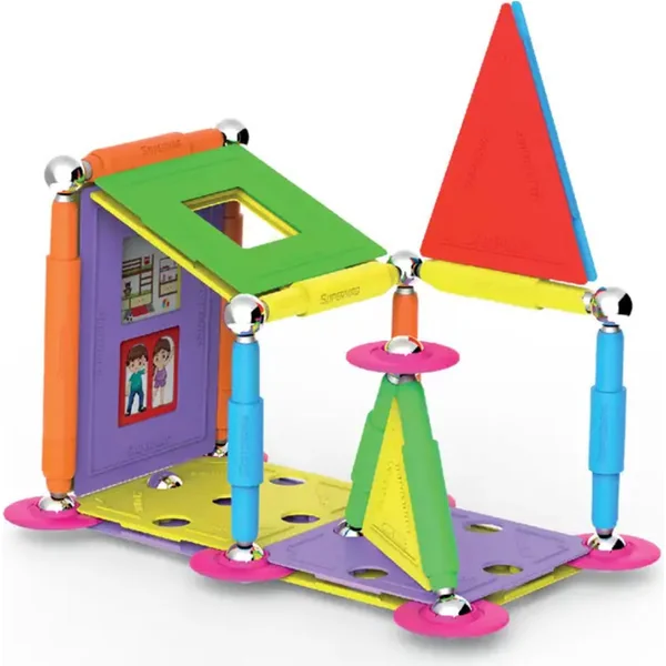 SUPERMAG jeu de construction magnétique Maison 55pcs