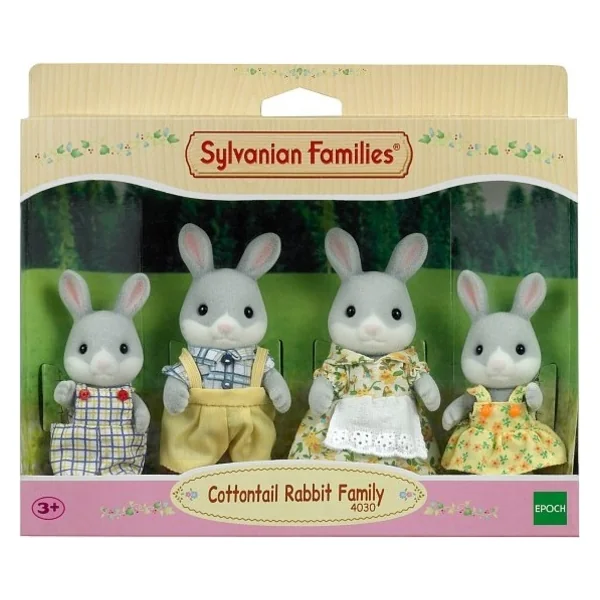 Sylvanian Families Famille de lapins gris