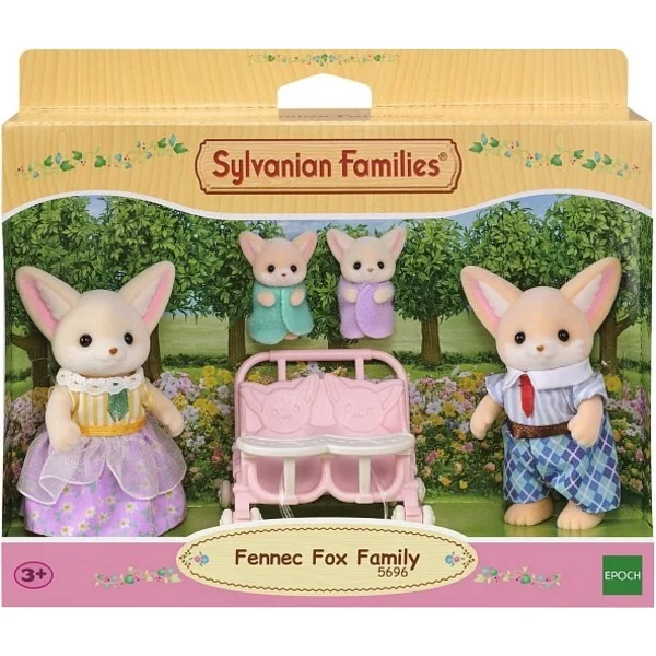 Sylvanian Families Famille de renards Fennec avec jumeaux