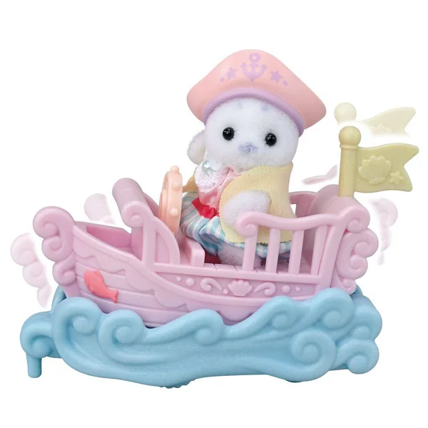 SYLVANIAN FAMILIES - LE PETIT TRAIN DE LA MER -SYLVANIAN VEHICULES
