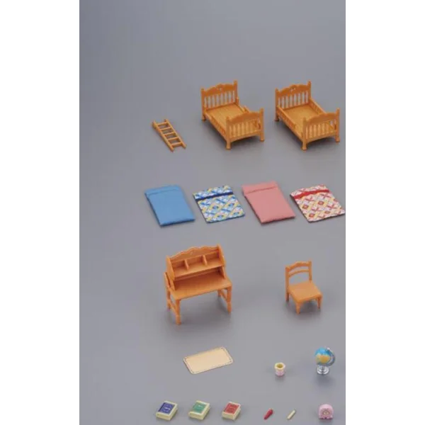 Sylvanian Families Set - chambre d'enfant avec lit superposé