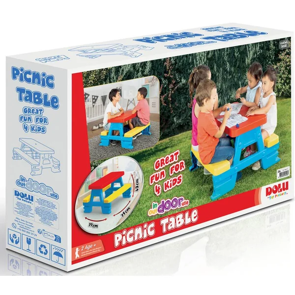 TABLE DE PIQUE-NIQUE POUR 4 ENFANTS